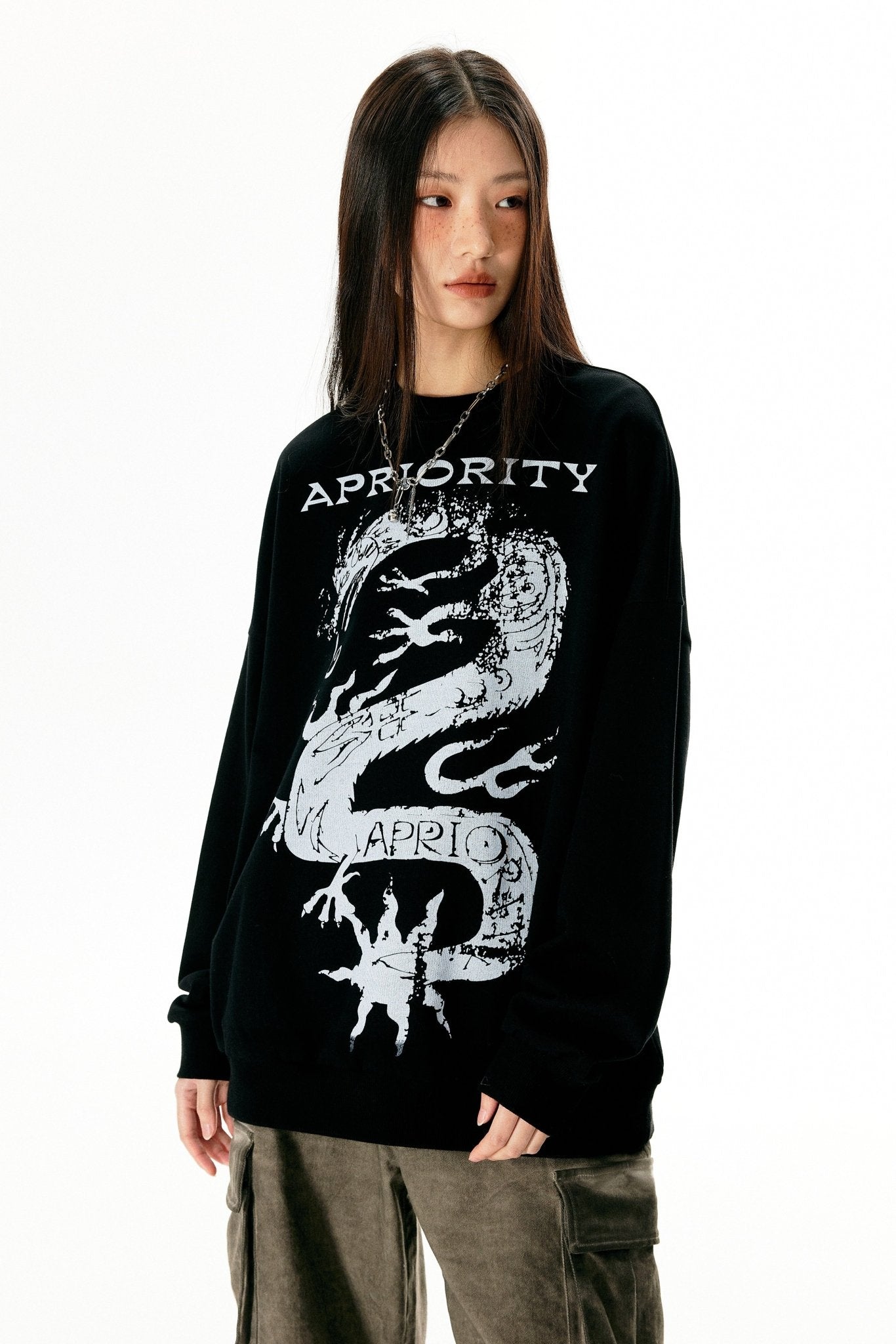 Loong Print Sweatshirt - COPPING THREADS - APRIORITY Hauptbild