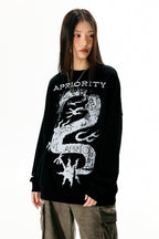 Loong Print Sweatshirt - COPPING THREADS - APRIORITY