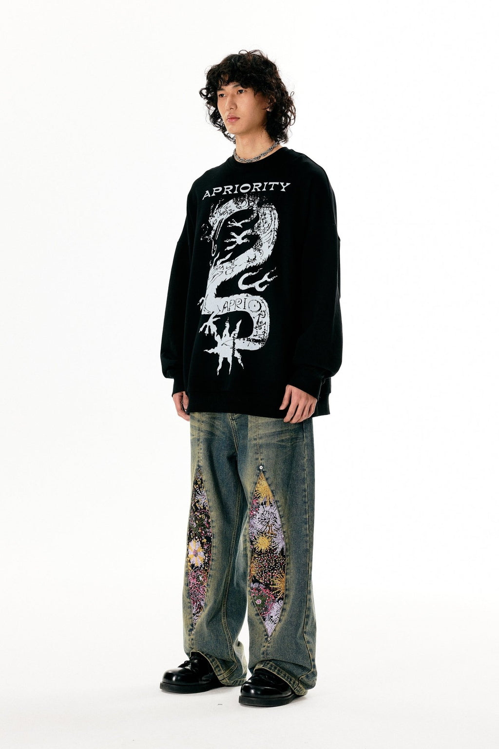 Loong Print Sweatshirt - COPPING THREADS - APRIORITY