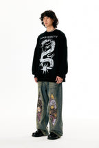 Loong Print Sweatshirt - COPPING THREADS - APRIORITY