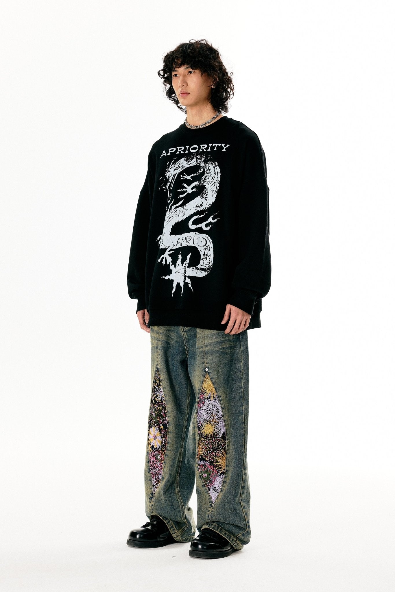 Loong Print Sweatshirt - COPPING THREADS - APRIORITY