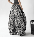 Loose Drawstring Camo Wide - Leg Pants - CT6684 - COPPING THREADS - CT Select