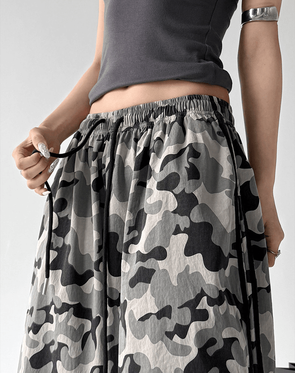 Loose Drawstring Camo Wide - Leg Pants - CT6684 - COPPING THREADS - CT Select
