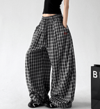 Loose High - Waist Plaid Pants - CT7851 - COPPING THREADS - CT Select
