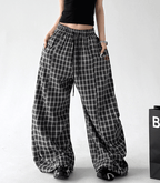 Loose High - Waist Plaid Pants - CT7851 - COPPING THREADS - CT Select