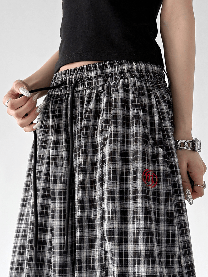 Loose High - Waist Plaid Pants - CT7851 - COPPING THREADS - CT Select