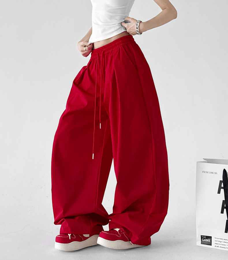 Loose High-Waist Wide-Leg Pants - CT26001 Secondary image