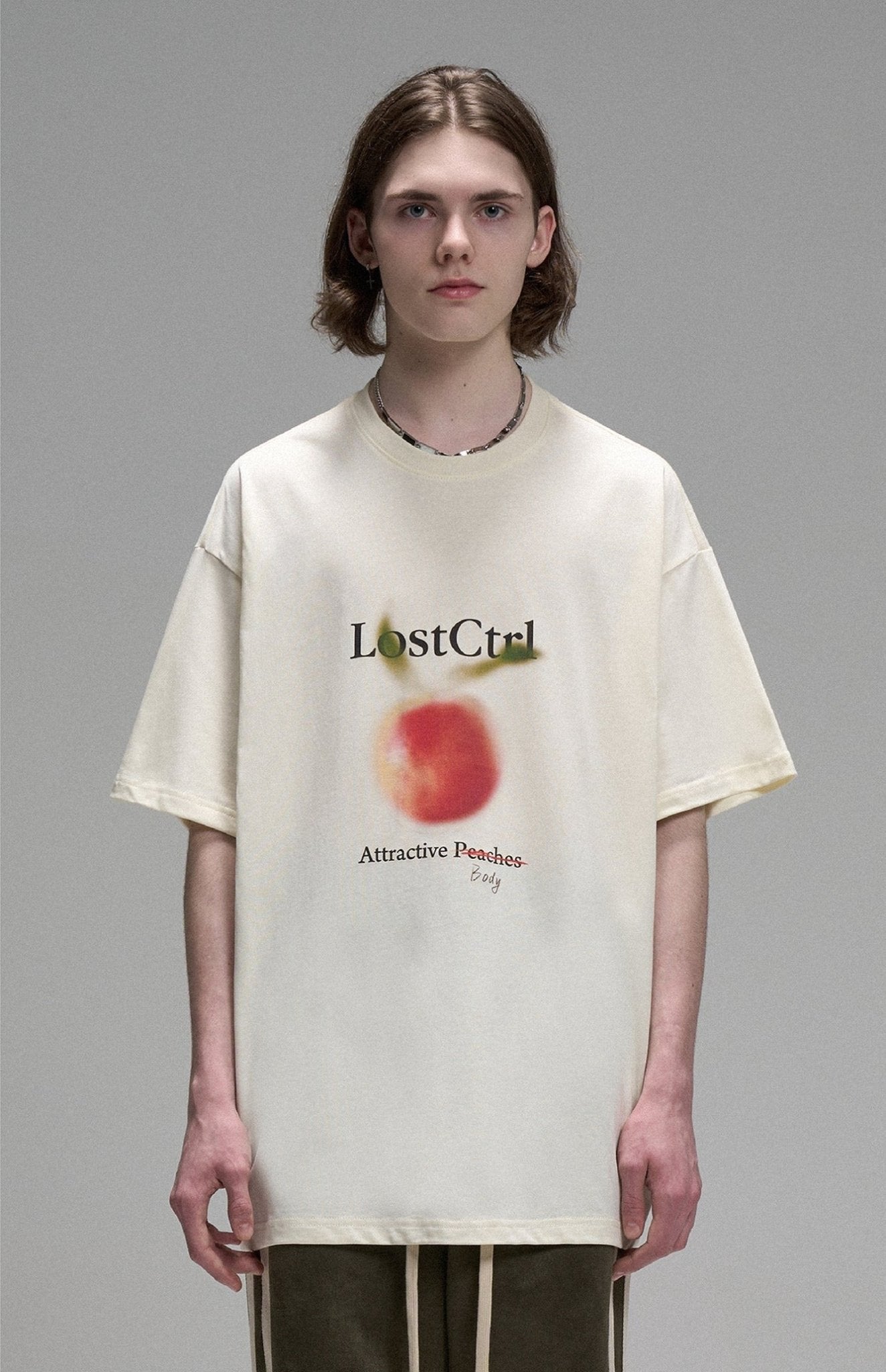LOSTCTRL A Peach Print Tee - COPPING THREADS - LOSTCTRL Hauptbild