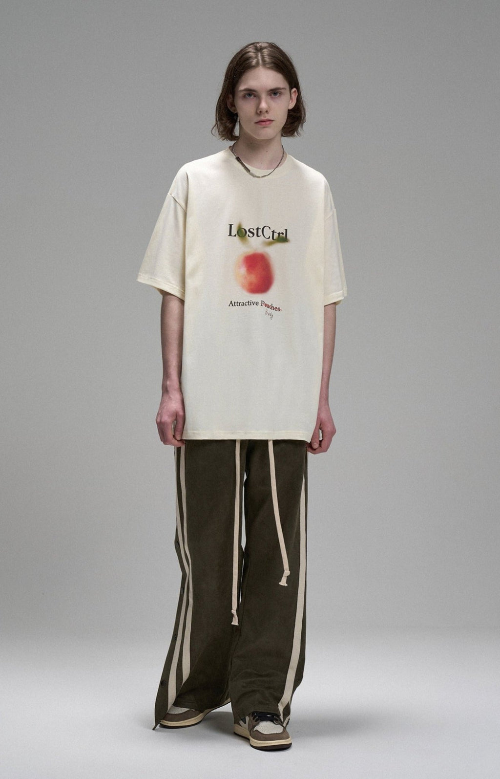 LOSTCTRL A Peach Print Tee - COPPING THREADS - LOSTCTRL