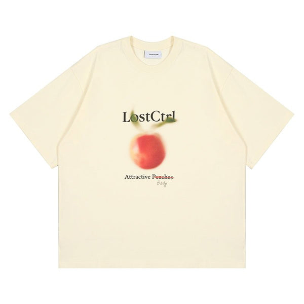 LOSTCTRL A Peach Print Tee - COPPING THREADS - LOSTCTRL