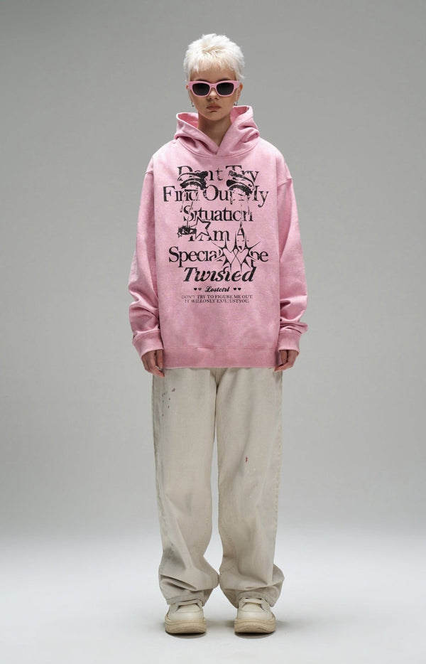 LOSTCTRL "Don't Define Me" Vintage Hoodie - COPPING THREADS - LOSTCTRL