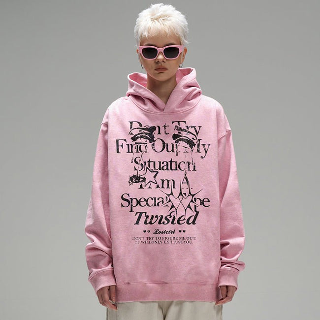 LOSTCTRL "Don't Define Me" Vintage Hoodie Main Image