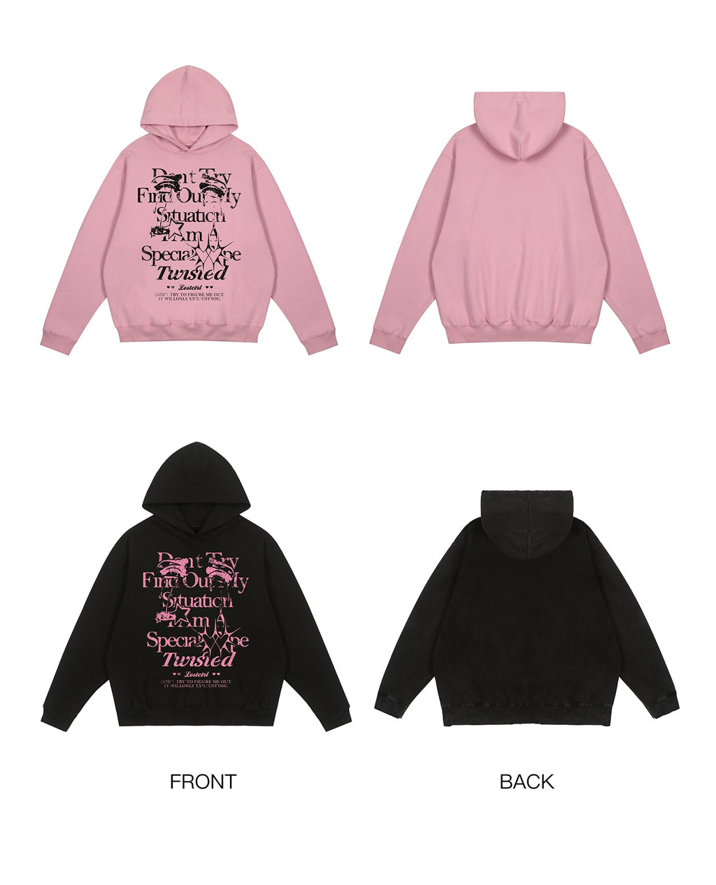 LOSTCTRL "Don't Define Me" Vintage Hoodie - COPPING THREADS - LOSTCTRL