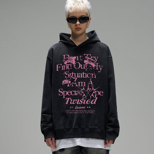 LOSTCTRL "Don't Define Me" Vintage Hoodie - COPPING THREADS - LOSTCTRL Hover Image