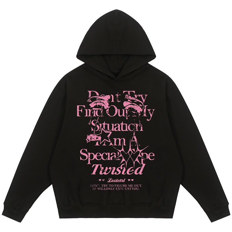 LOSTCTRL "Don't Define Me" Vintage Hoodie - COPPING THREADS - LOSTCTRL
