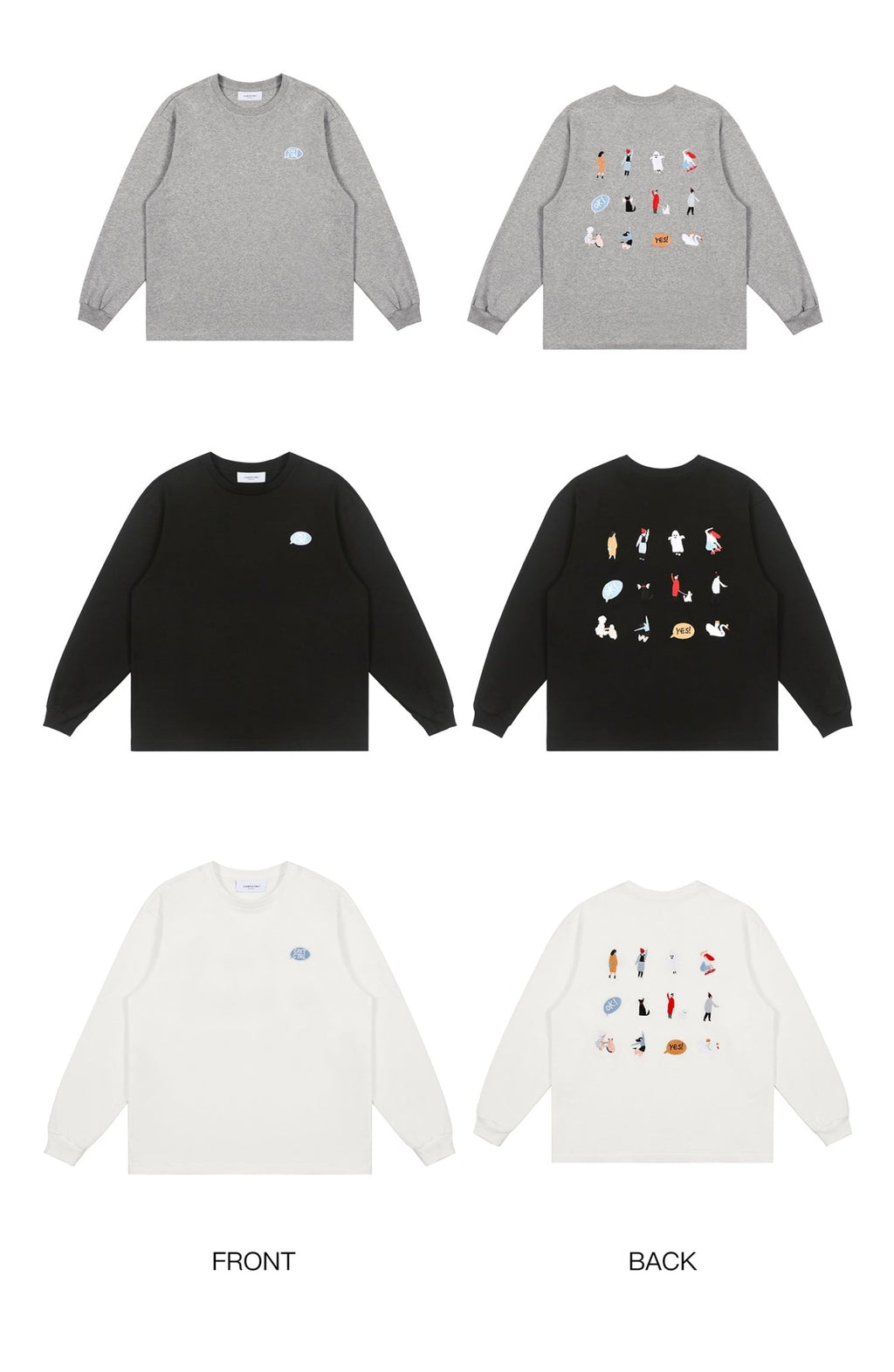 LOSTCTRL Embroidered Drawstring Long Sleeve Tee - COPPING THREADS - LOSTCTRL