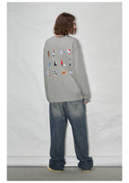 LOSTCTRL Embroidered Drawstring Long Sleeve Tee - COPPING THREADS - LOSTCTRL