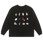 LOSTCTRL Embroidered Drawstring Long Sleeve Tee - COPPING THREADS - LOSTCTRL