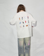 LOSTCTRL Embroidered Drawstring Long Sleeve Tee - COPPING THREADS - LOSTCTRL
