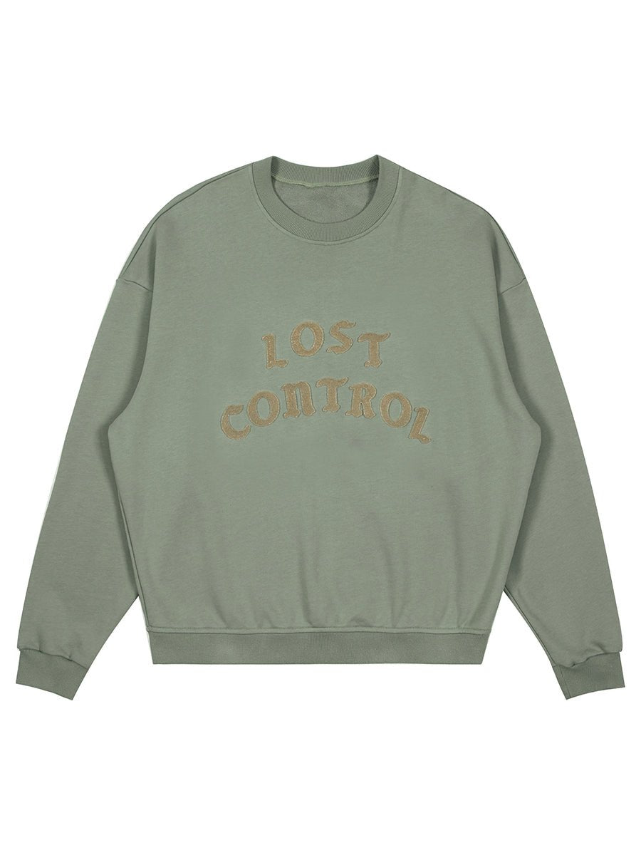 LOSTCTRL Embroidered Logo Print Sweatshirt - COPPING THREADS - LOSTCTRL