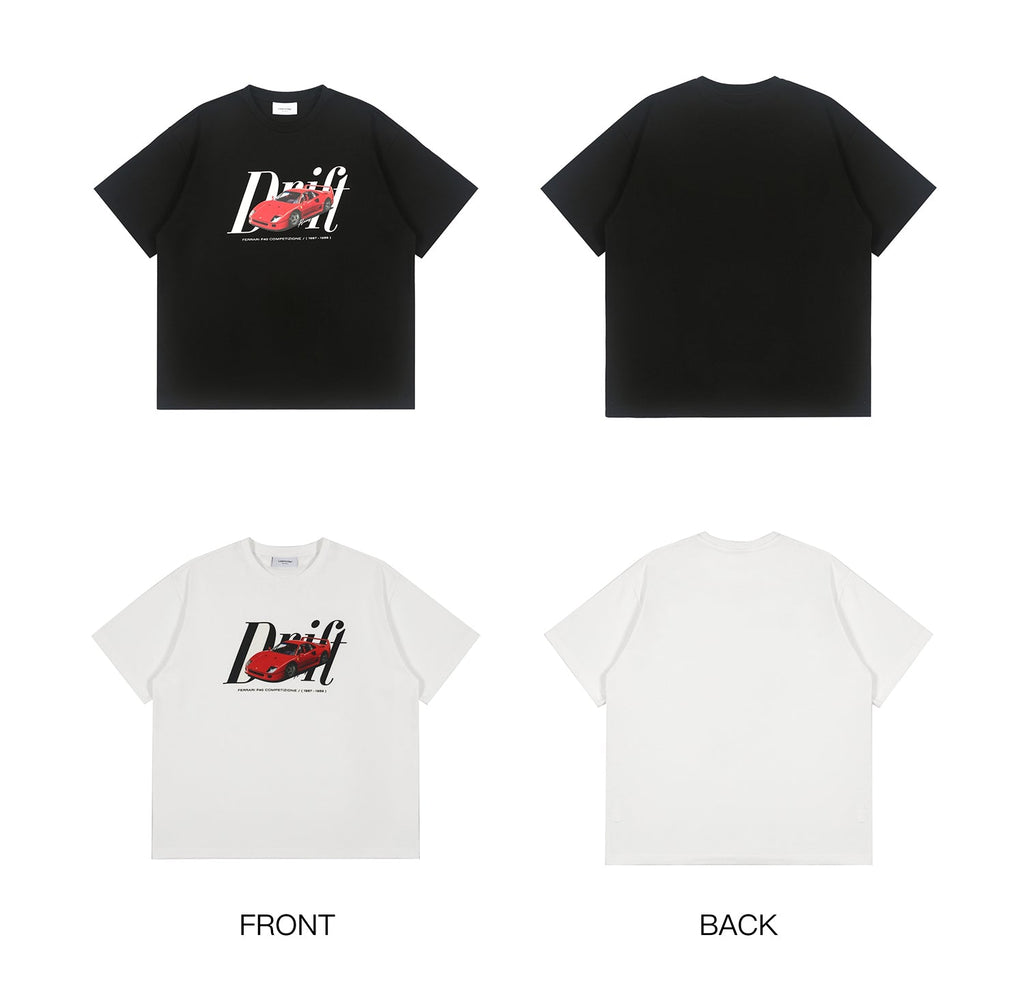 LOSTCTRL Ferrari F40 Logo Print Tee - COPPING THREADS - LOSTCTRL