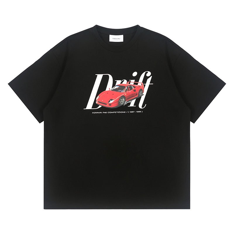 LOSTCTRL Ferrari F40 Logo Print Tee - COPPING THREADS - LOSTCTRL