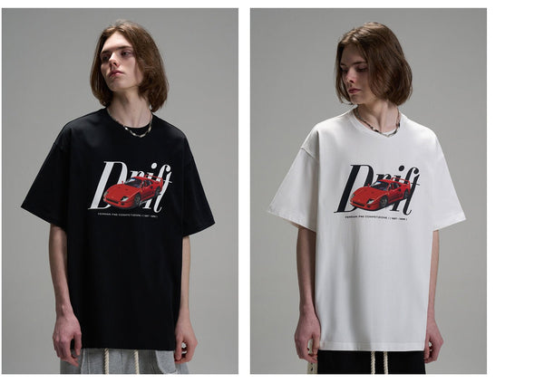 LOSTCTRL Ferrari F40 Logo Print Tee - COPPING THREADS - LOSTCTRL