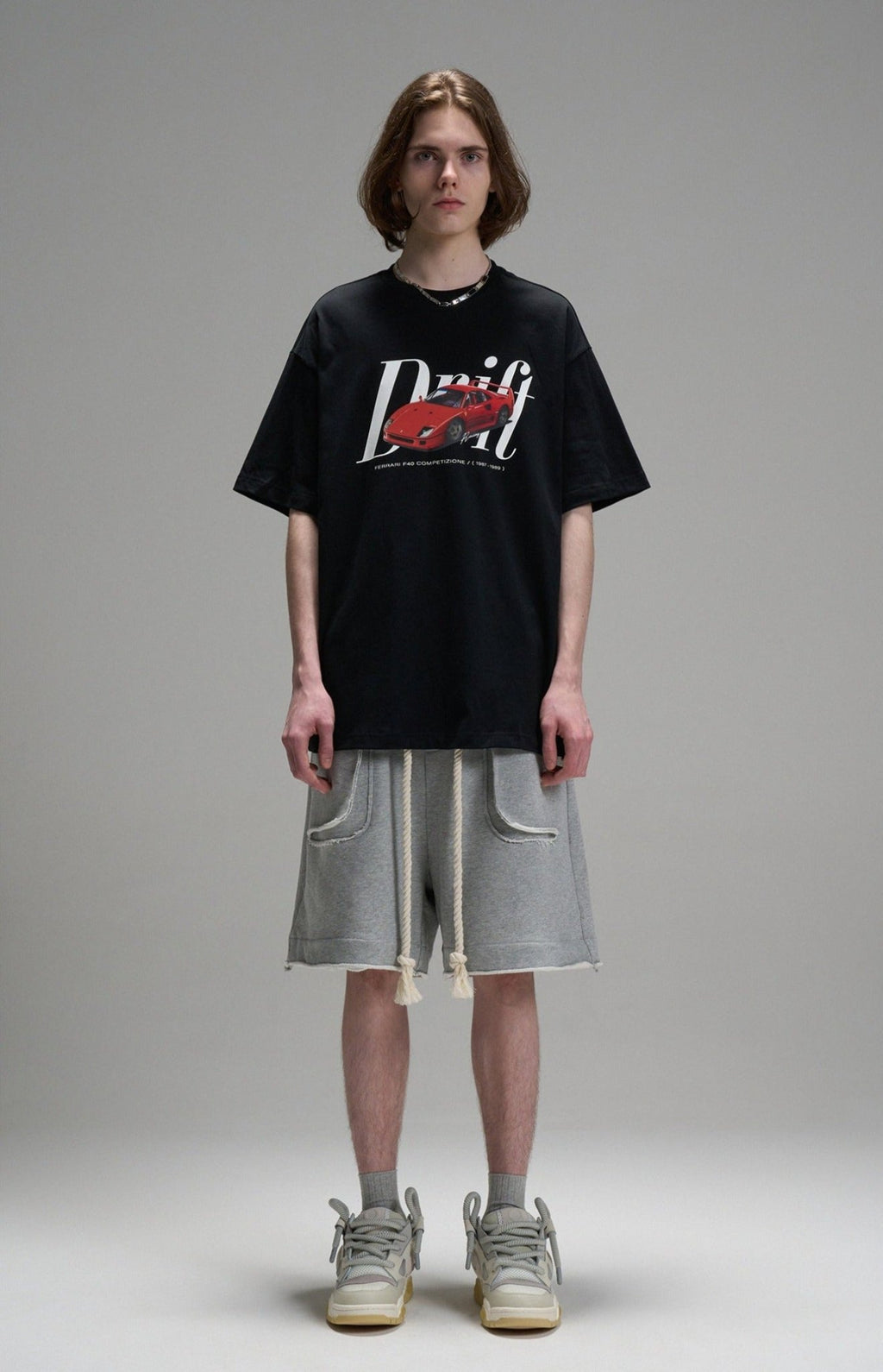 LOSTCTRL Ferrari F40 Logo Print Tee - COPPING THREADS - LOSTCTRL