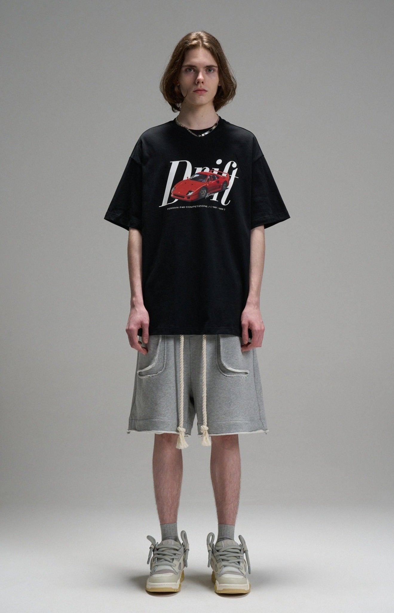 LOSTCTRL Ferrari F40 Logo Print Tee - COPPING THREADS - LOSTCTRL