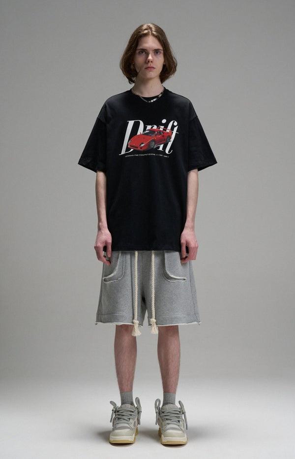 LOSTCTRL Ferrari F40 Logo Print Tee - COPPING THREADS - LOSTCTRL
