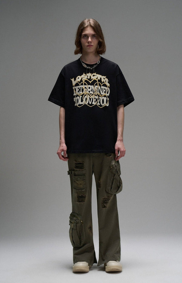 LOSTCTRL Foam Print Tee - COPPING THREADS - LOSTCTRL