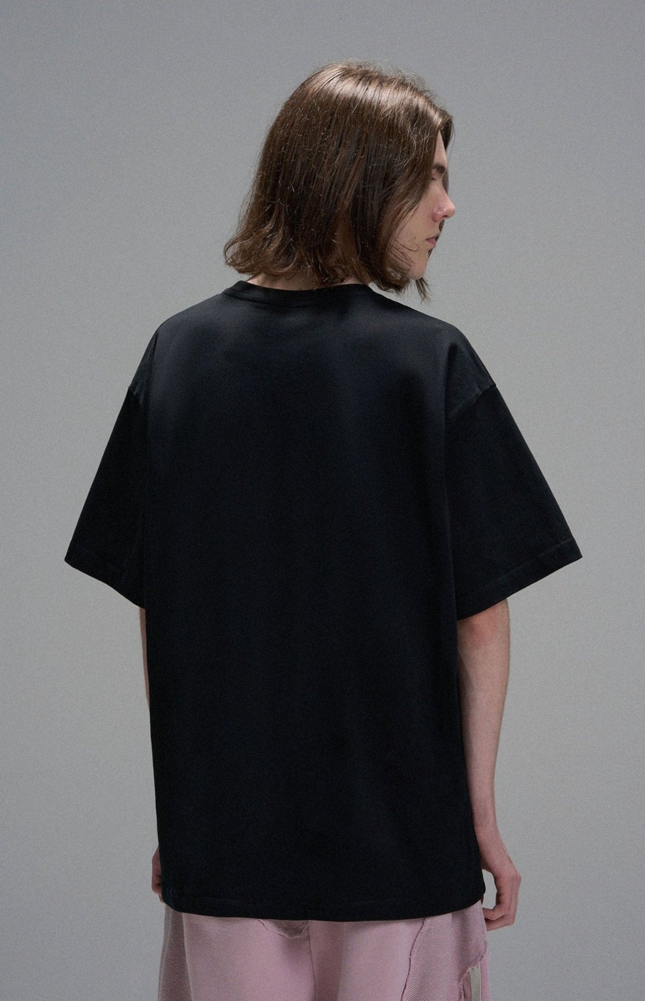 LOSTCTRL Ghost Face Embroidered Logo Tee - COPPING THREADS - LOSTCTRL