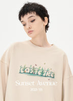 LOSTCTRL Hand - painted Cactus Logo Print Sweatshirt - COPPING THREADS - LOSTCTRL