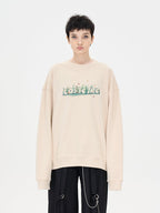 LOSTCTRL Hand - painted Cactus Logo Print Sweatshirt - COPPING THREADS - LOSTCTRL
