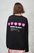 LOSTCTRL Heart Print Long Sleeve Tee - COPPING THREADS - LOSTCTRL