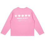 LOSTCTRL Heart Print Long Sleeve Tee - COPPING THREADS - LOSTCTRL