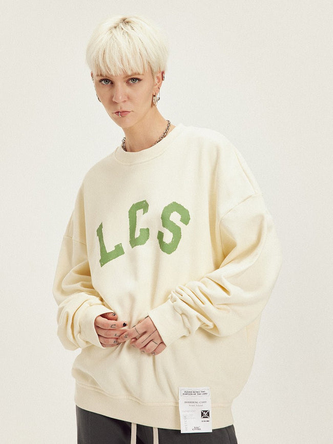 LOSTCTRL LCS Logo Print Sweatshirt Main Image