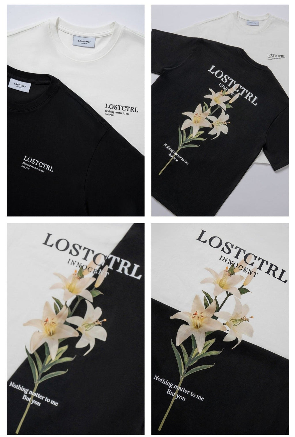 LOSTCTRL Lily Printing Tee - COPPING THREADS - LOSTCTRL