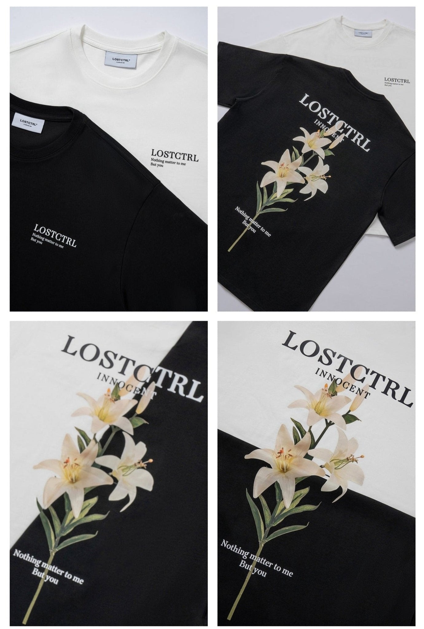 LOSTCTRL Lily Printing Tee - COPPING THREADS - LOSTCTRL