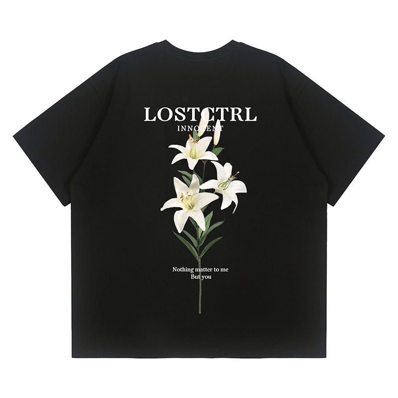 LOSTCTRL Lily Printing Tee - COPPING THREADS - LOSTCTRL
