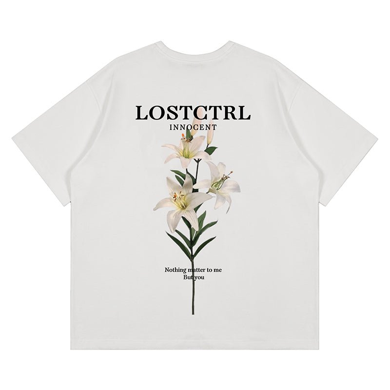 LOSTCTRL Lily Printing Tee - COPPING THREADS - LOSTCTRL