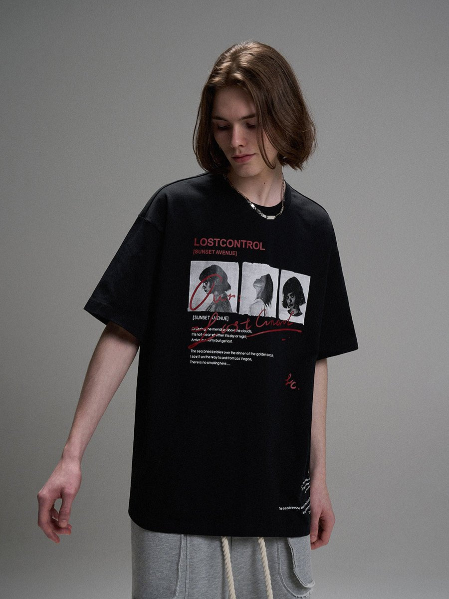LOSTCTRL LOOK AT ME Logo Tee - COPPING THREADS - LOSTCTRL
