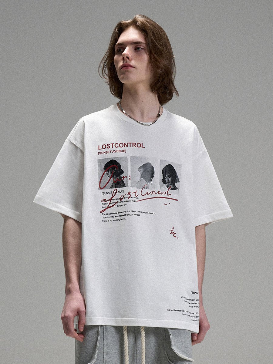 LOSTCTRL LOOK AT ME Logo Tee - COPPING THREADS - LOSTCTRL