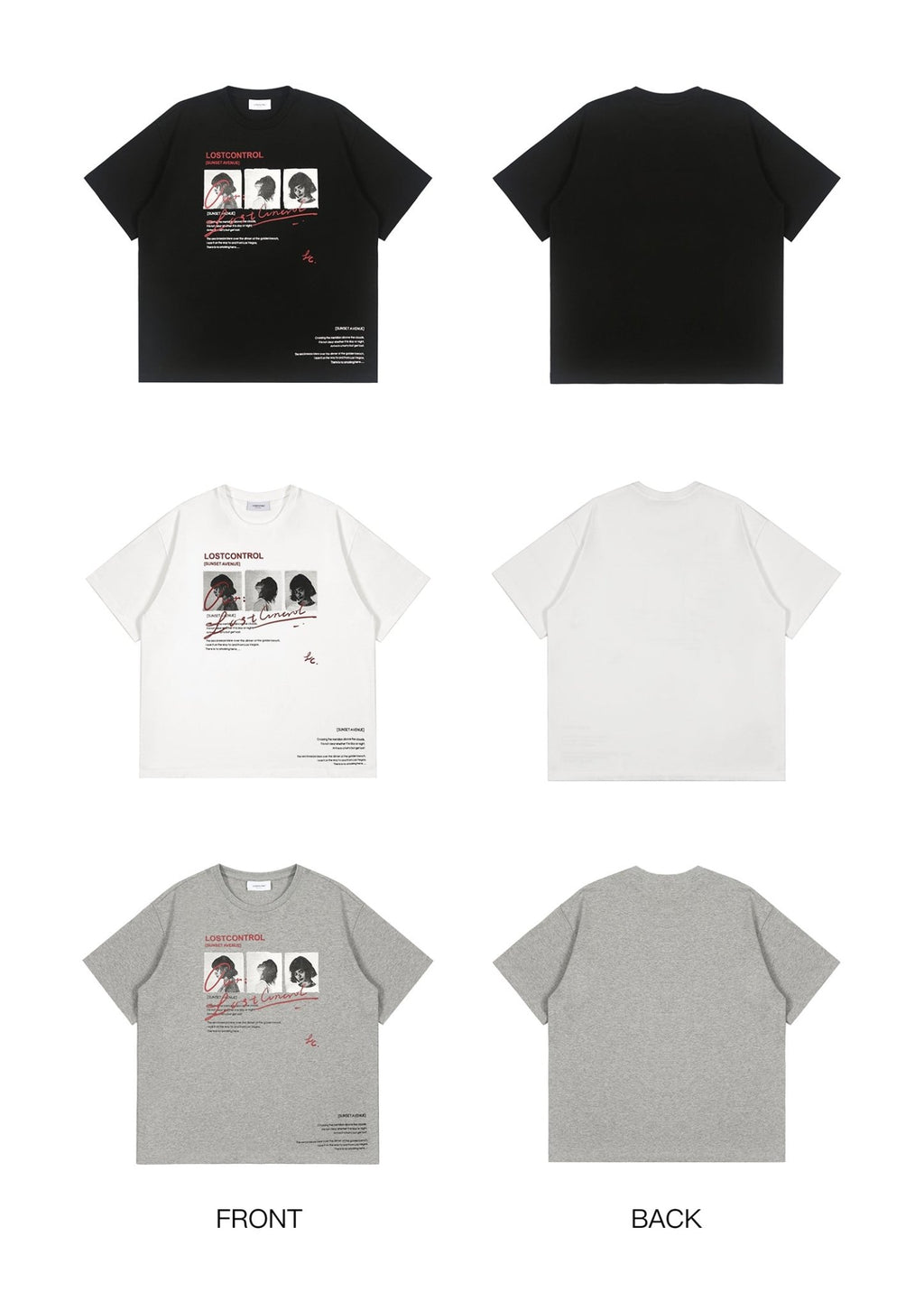 LOSTCTRL LOOK AT ME Logo Tee - COPPING THREADS - LOSTCTRL