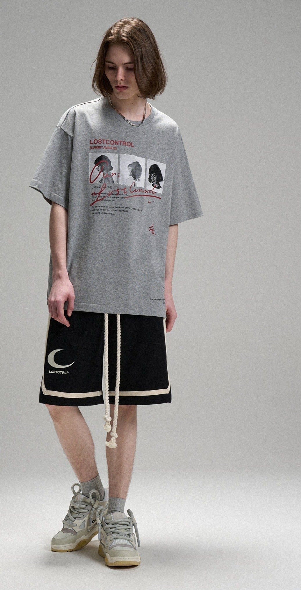 LOSTCTRL LOOK AT ME Logo Tee - COPPING THREADS - LOSTCTRL