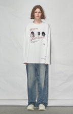 LOSTCTRL LOOK AT ME Print Long Sleeve Tee - COPPING THREADS - LOSTCTRL
