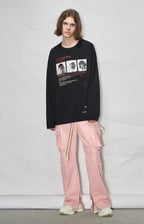 LOSTCTRL LOOK AT ME Print Long Sleeve Tee - COPPING THREADS - LOSTCTRL