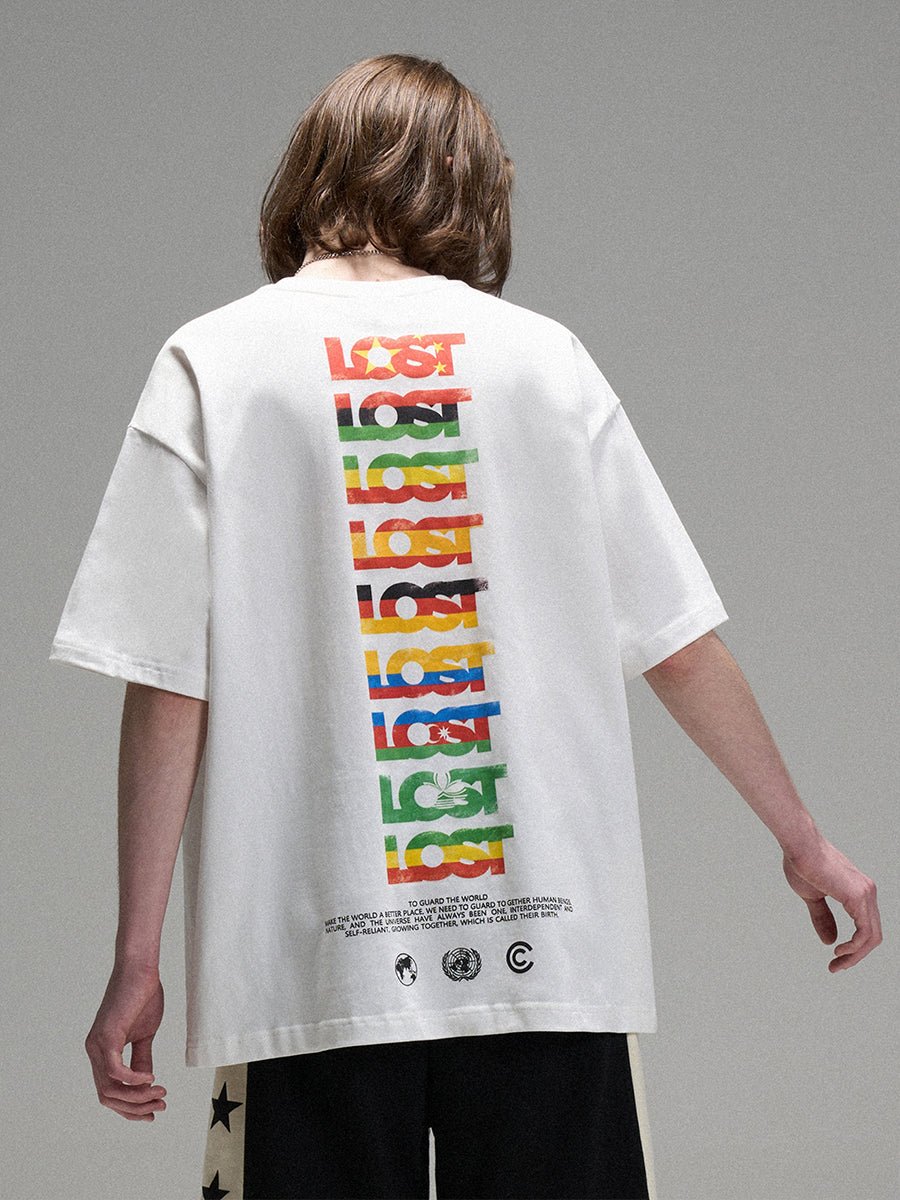 LOSTCTRL LOVE AND PEACE Printed Tee - COPPING THREADS - LOSTCTRL
