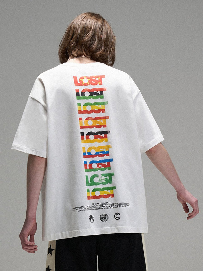 LOSTCTRL LOVE AND PEACE Printed Tee Main Image