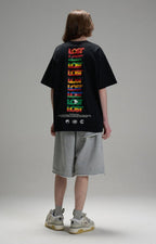 LOSTCTRL LOVE AND PEACE Printed Tee - COPPING THREADS - LOSTCTRL